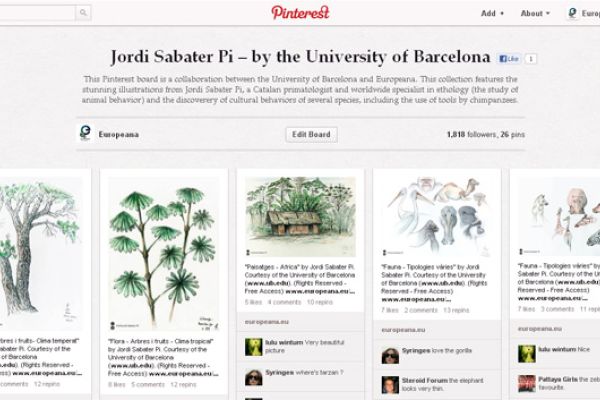 Case Study: Europeana & Partners on Pinterest